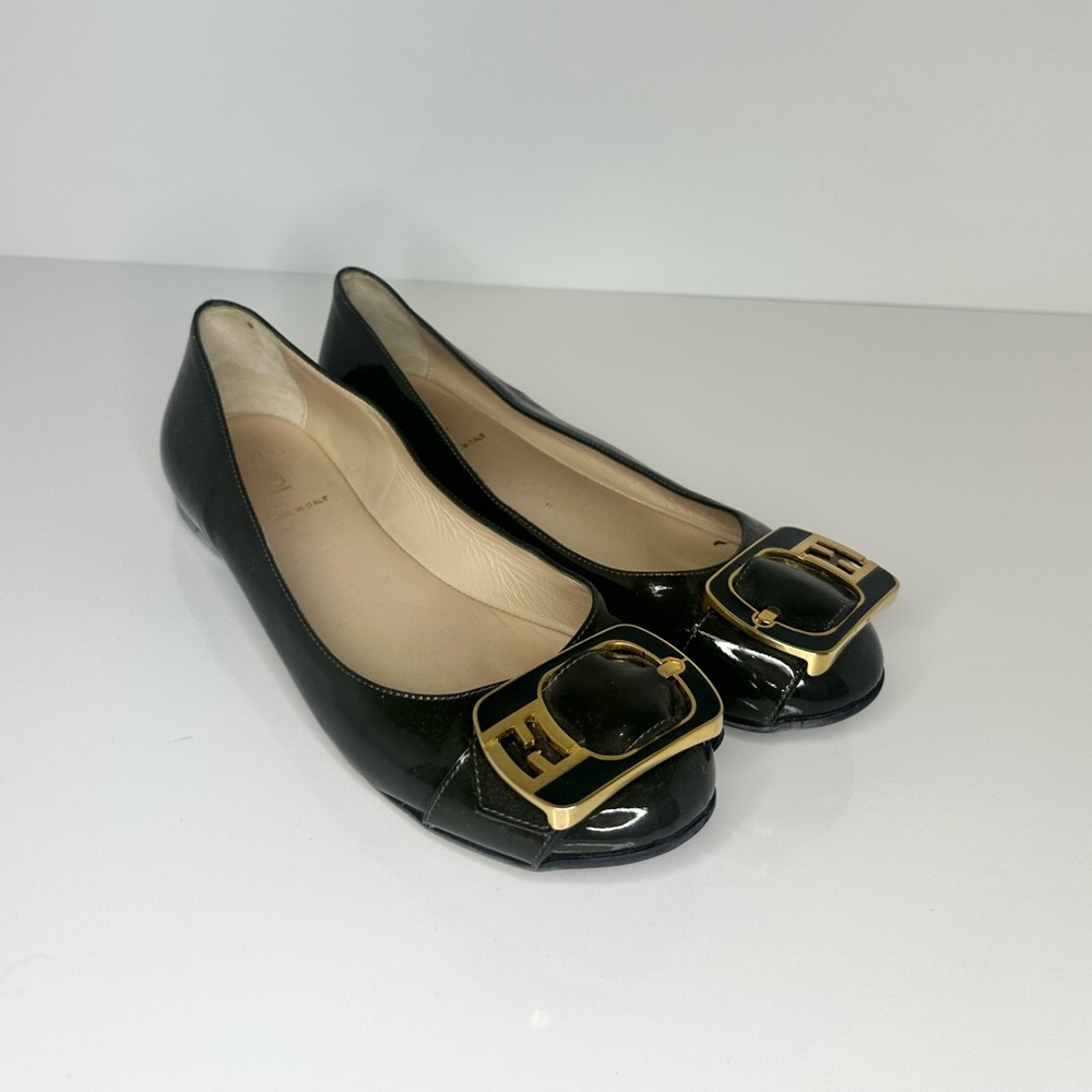 Fendi vernier flat shoe